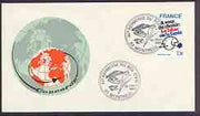 Postmark - France 1980 illustrated commem cover for '30th Kermesse Du Bol D'Air' with illustrated cancel showing Concorde, TGV & Ship