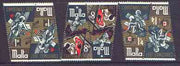 Malta 1967 Christmas set of 3 each in tete-beche pairs, unmounted mint SG 393-95