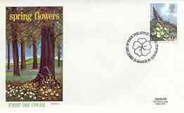 Great Britain 1979 Spring Wild Flowers set of 4 each on individual illustrated cover with different first day cancels