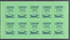 Exhibition souvenir sheet for 1960 London International Stamp Exhibition containing 10 perf labels in green unmounted mint