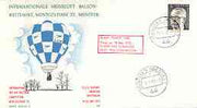 Germany - West 1972 Illustrated cover flown in 'Dante' balloon at Munich Hot Air Balloon Competition with 19 May cancel