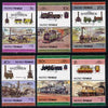 Tuvalu - Niutao 1984 Locomotives #1 (Leaders of the World) set of 12 opt'd SPECIMEN unmounted mint