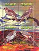 Zaire 1996 Birds of Prey perf sheetlet containing set of 4 values unmounted mint, Mi 1161-64