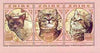 Zaire 1996 Domestic Cats set of 3 perf sheetlets each containing 3 values unmounted mint, Mi 1304-12