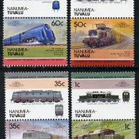 Tuvalu - Nanumea 1985 Locomotives #2 (Leaders of the World) set of 8 unmounted mint