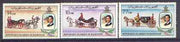 Mauritania 1981 Royal Wedding perf set of 3 unmounted mint, SG 701-03, Mi 726-28A