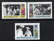 Barbuda 1986 Queen's 60th Birthday set of 3 (SG 861-3) unmounted mint