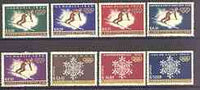 Paraguay 1963 Previous Winter Olympic Games perf set of 8 unmounted mint, Mi 1192-99