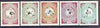 Mongolia 1966 Wrestling World Championships perf set of 5 unmounted mint, SG 405-09