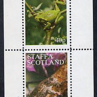 Staffa 1982 Animals (Frogs) perf set of 2 values (40p & 60p) unmounted mint