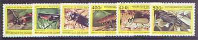 Guinea - Conakry 1998 Insects complete perf set of 6 values unmounted mint
