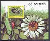 Guinea - Conakry 1998 Insects perf m/sheet unmounted mint (Insects on Flower)
