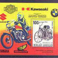 Guinea - Bissau 1985 Centenary of Motorcycle perf m/sheet unmounted mint, SG MS 919