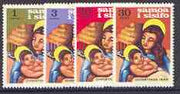 Samoa 1968 Christmas set of 4 unmounted mint, SG 315-18