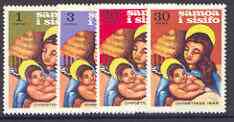 Samoa 1968 Christmas set of 4 unmounted mint, SG 315-18