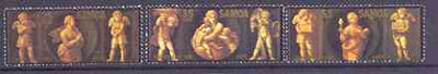 Samoa 1984 Christmas (Three Virtues by Raphael) set of 3 unmounted mint, SG 684-86