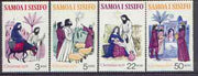 Samoa 1976 Christmas set of 4 unmounted mint, SG 474-77