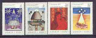 Samoa 1977 Christmas Paintings set of 4 unmounted mint, SG 496-99