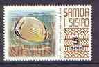 Samoa 1972-76 Melon Butterflyfish 5s (cream paper) from def set unmounted mint, SG 394a