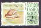 Samoa 1972-76 Bull Conch 1s (cream paper) from def set unmounted mint, SG 390a