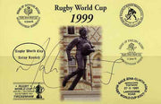 Postcard privately produced in 1999 (coloured) for the Rugby World Cup, signed by Martin Corry (England - 23 caps, British Lions & Leicester) unused and pristine