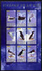 Djibouti 2010 Sea Birds perf sheetlet containing 9 values unmounted mint