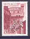 Monaco 1976-77 Palace Clock Tower 50c brown-lake precancel unmounted mint, SG 1254