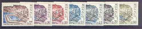 Monaco 1969-71 Aquatic Stadium set of 7 precancels unmounted mint, SG 949-51a