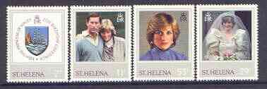 St Helena 1982 Princess Di's 21st Birthday set of 4 unmounted mint, SG 397-400
