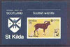 St Kilda 1970 Wildlife 7s6d imperf m/sheet (Soay Sheep) unmounted mint