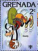 Grenada 1979 Goofy playing Basketball 2c from Int Year of the Child (3rd issue) unmounted mint, SG 1027