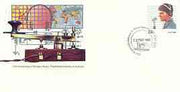 Australia 1985 75th 75th Anniversary of Amateur Radio 33c postal stationery envelope with illustrated P & T Station, Alice Springs first day cancellation