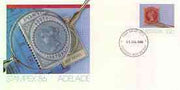 Australia 1986 Stampex '86 (Adelaide Stamp Exhibition) 33c postal stationery envelope with first day cancel