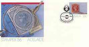 Australia 1986 Stampex '86 (Adelaide Stamp Exhibition) 33c postal stationery envelope with illustrated 'FIAP Day' cancel of 8 Aug