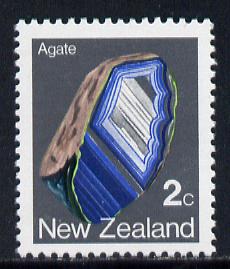 New Zealand 1982-89 Agate 2c perf 12.5 from def set unmounted mint, SG 1278a*