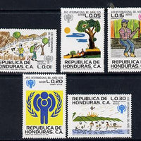 Honduras 1980 Year of the Child set of 5 unmounted mint (SG 977-81)