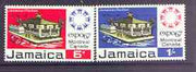 Jamaica 1967 World Fair, Montreal (Expo 67) set of 2 unmounted mint, SG 260-62*
