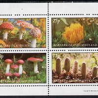 Bernera 1981 Fungi perf set of 4 values (10p to 75p) unmounted mint