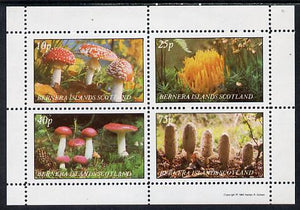 Bernera 1981 Fungi perf set of 4 values (10p to 75p) unmounted mint