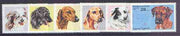Sahara Republic 1998 African Dogs complete perf set of 6 values unmounted mint