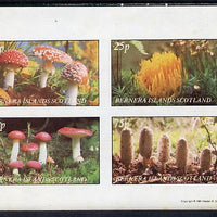 Bernera 1981 Fungi imperf set of 4 values (10p to 75p) unmounted mint