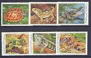 Somalia 1998 Reptiles complete perf set of 6 values unmounted mint