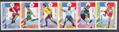 Somalia 1997 Football World Cup (France 98) complete perf set of 6 values unmounted mint