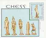 Somalia 1997 Chess Pieces perf m/sheet unmounted mint