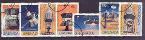 Grenada 1976 Viking & Helios Space Missions set of 7 fine cto used, SG 825-31*