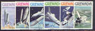 Grenada 1978 Space Shuttle perf set of 7 fine cto used, SG 915-20*
