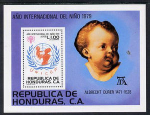 Honduras 1979 Int Year of the Child (Albrecht Durer) m/sheet unmounted mint SG MS 982