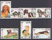 Mongolia 1991 Dogs complete perf set of 7 fine cto used, SG 2269-7*