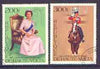 Upper Volta 1977 Silver Jubilee perf set of 2 fine cto used, SG 448-49, Mi 676-77*