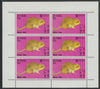 St Kilda 1970 Water Vole 5d complete perf sheetlet of 6 (from Wildlife set) unmounted mint
